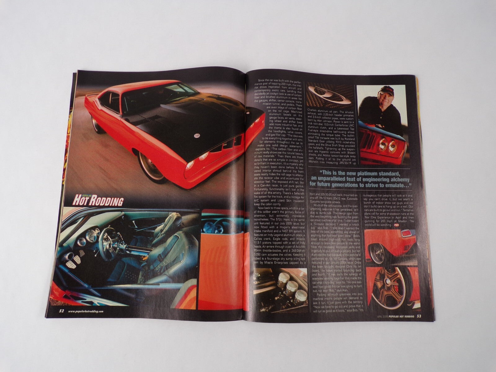 April 2006 Hot Rodding Magazine We've Got It First Baddest Musclecar Ever!