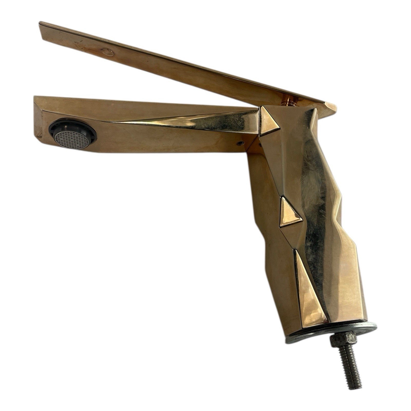 Maier IKON 74004 GOLD Polished Chrome Single Hole Control Bathroom Faucet