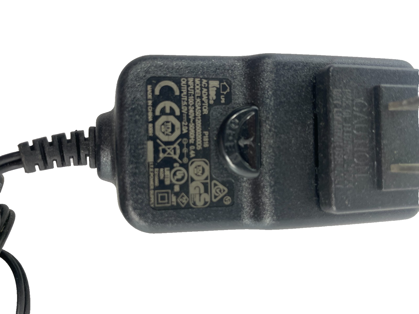 Geniune Ktec Model KSAS0120500200DS Output 5V 2A AC Power Supply AC Adapter #A78
