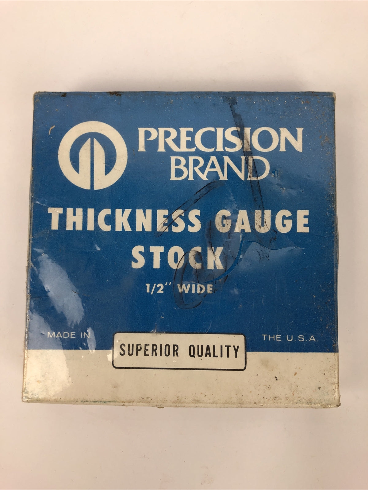 PRECISION BRAND THICKNESS GAUGE STOCK .OO4 IN. THICK 1/2 IN. WIDE 25 FT. LONG