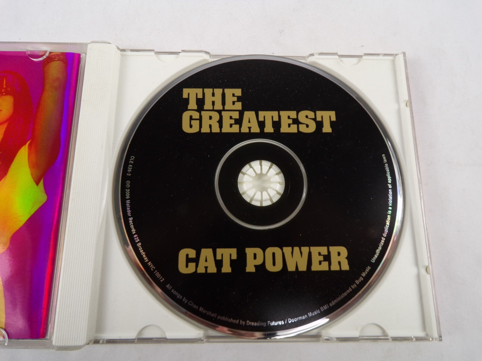 The Greatest Cat Power The Greatest Living Proof Lived In Bars Could We CD#57