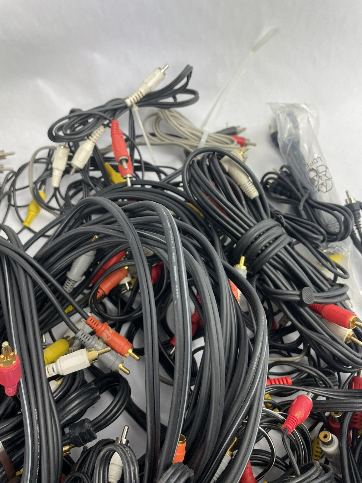 Audio Cables - Bulk Lot - As shown - RCA Cables