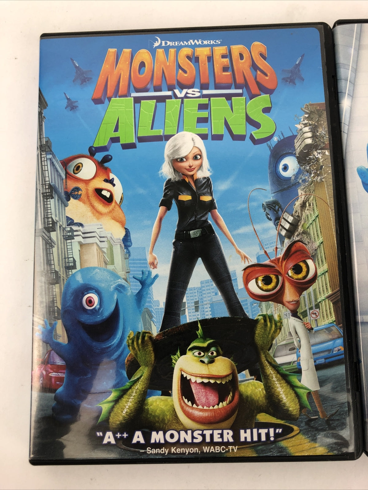 DREAMWORKS Monsters Vs Aliens (2018) B.O.B’s Big Break w 3D Glasses (2009) DVD