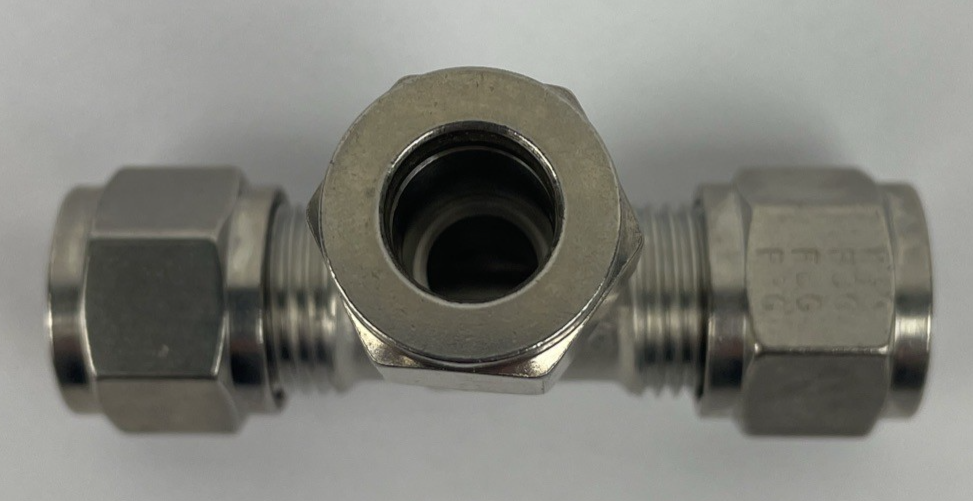 Gyrolok Hoke 8TTT316 1/2 inch 316 stainless steel compression tee fitting