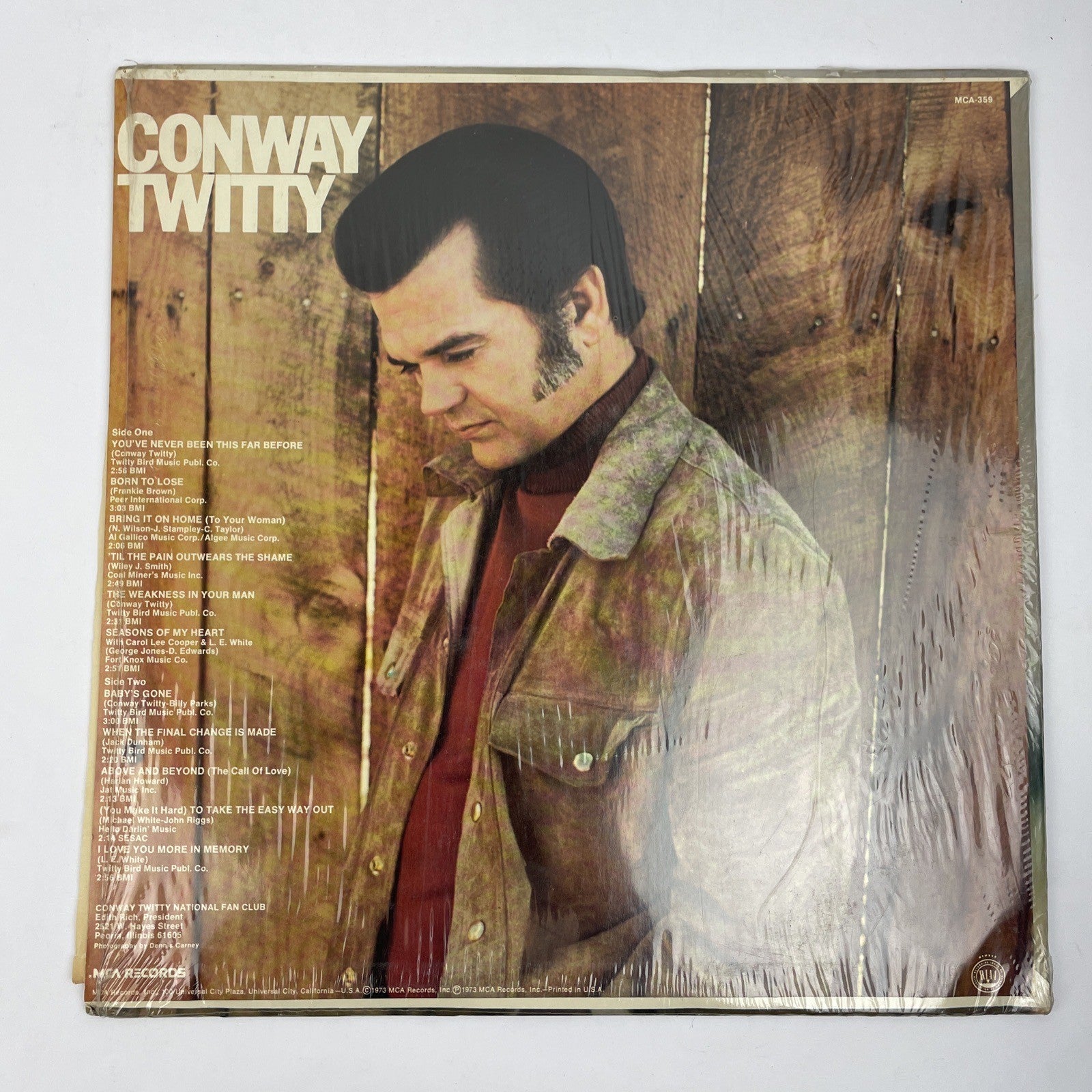 CONWAY TWITTY : You've Never Been This Far Before (Vinyl LP MCA Records) VGC