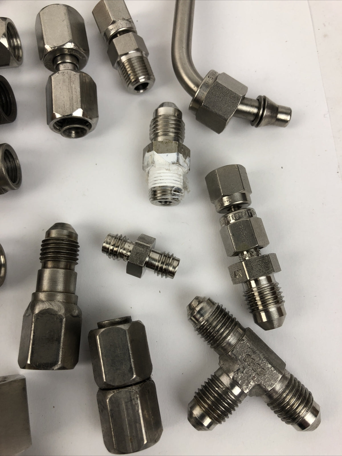 Mixed Lot of 24 Swagelok Parts 316 Stainless Steel Everything in Images Included