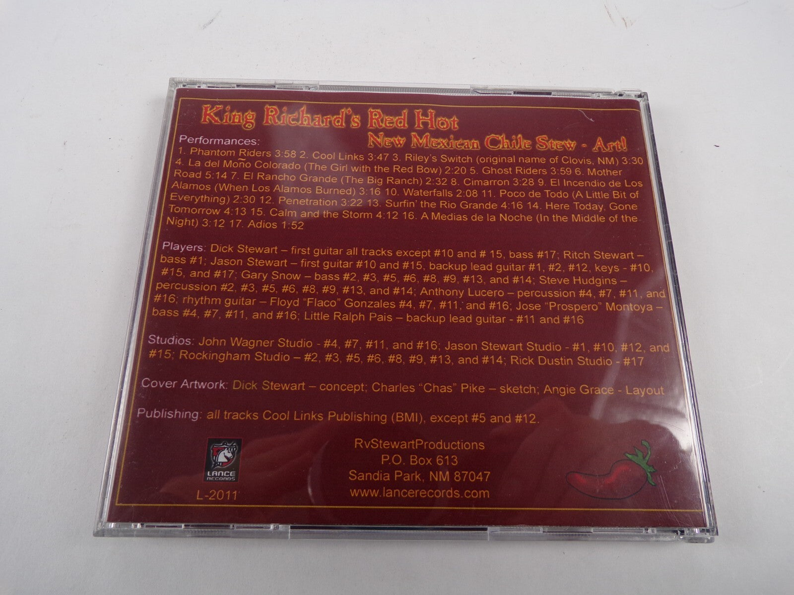 King Richard's Stew Art The Knights Phantom Riders Colorado Grande CD#62
