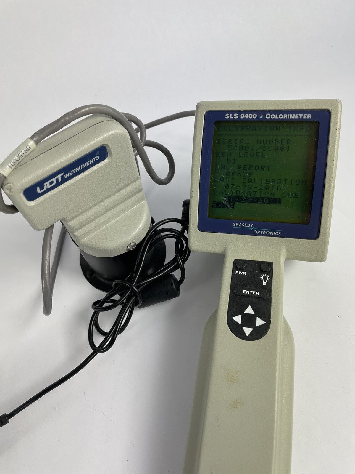 Graseby Optronics UDT SLS 9400 COLORIMETER with case