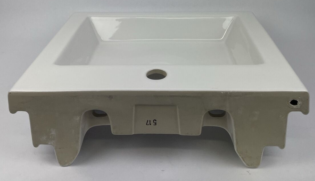 Duravit 079050 00 001 White Wall-Mount Sink Wash Basin 19.5" w/ Wonder Gliss