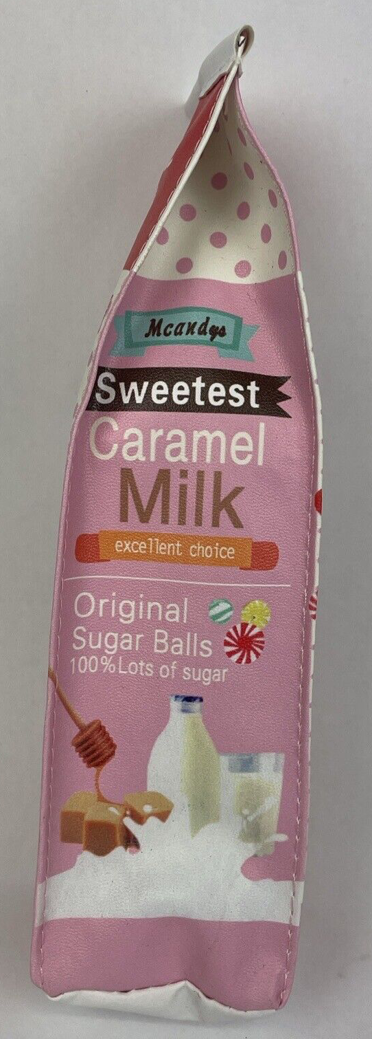 Cute Japanese Kawaii Milk Carton Pencil Case / Pouch Stationery | Caramel Milk