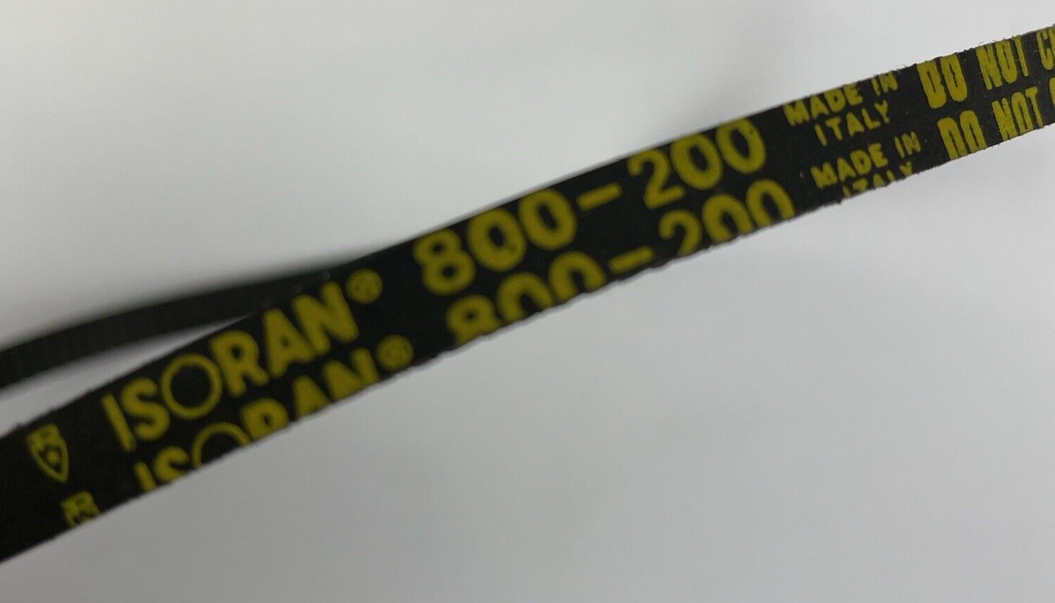 PIRELLI ISORAN 800 - 200 E5 High Accuracy TIMING BELT 8-91 - Made in Italy RARE