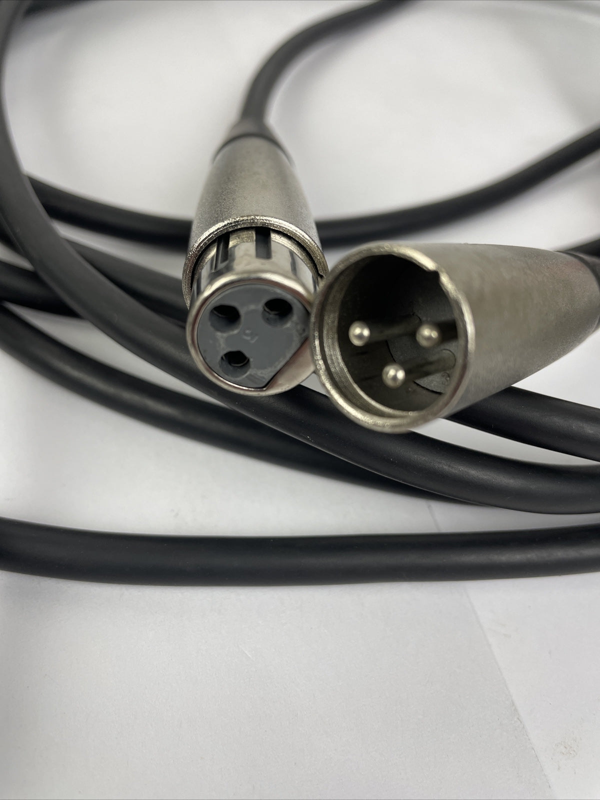 3 x XLR Microphone Cable 3 Pin Male To Female 3-Pin Mic Audio Lead - LOOK