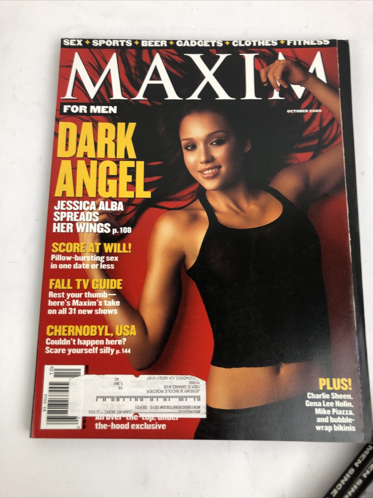 3 x 2000 MAXIM MAGAZINE #34 35 36 October November December Jessica Alba - LOOK