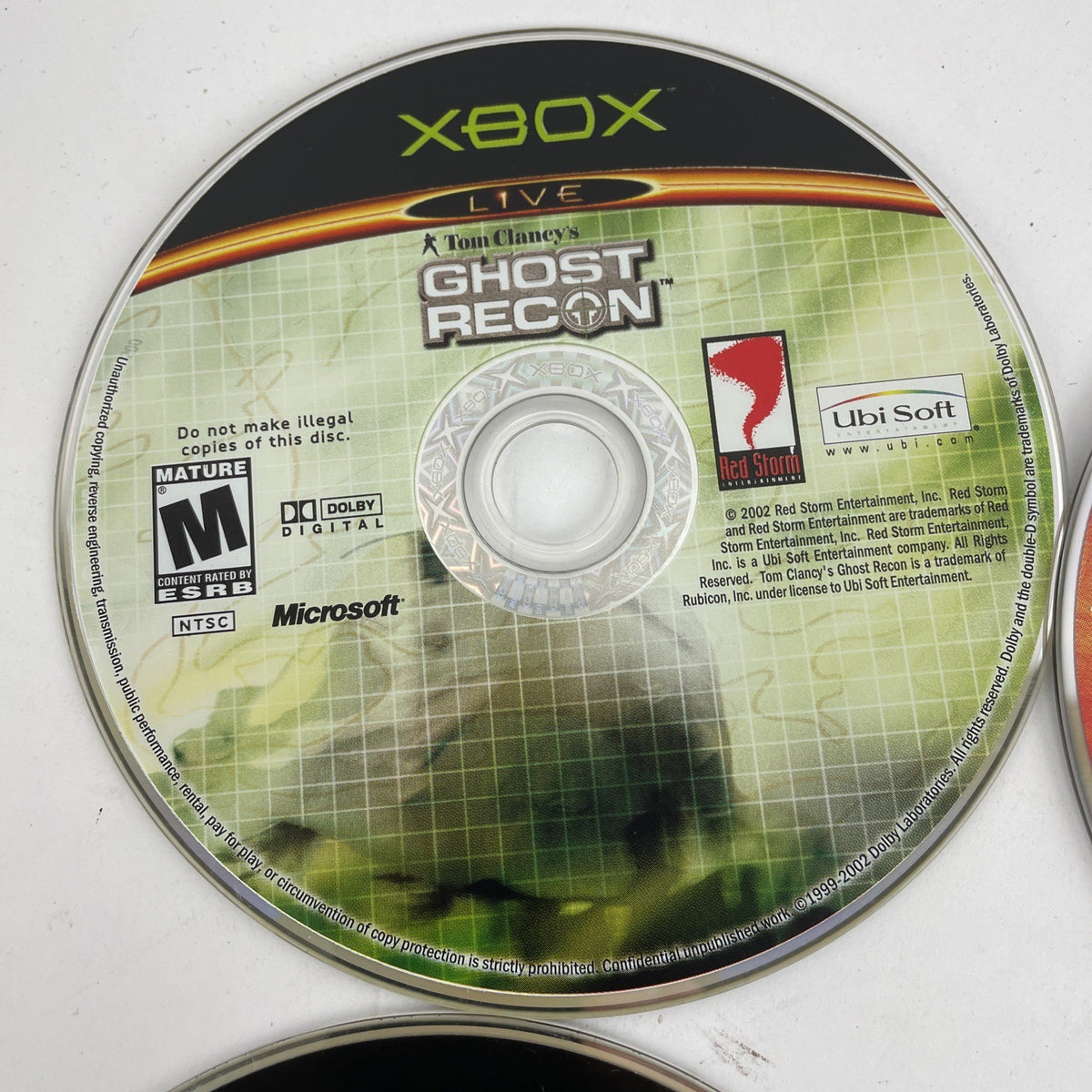 Lot of 8 Microsoft Xbox Video Games Splinter Cell GT2000 007 AUF Ghost Recon ++