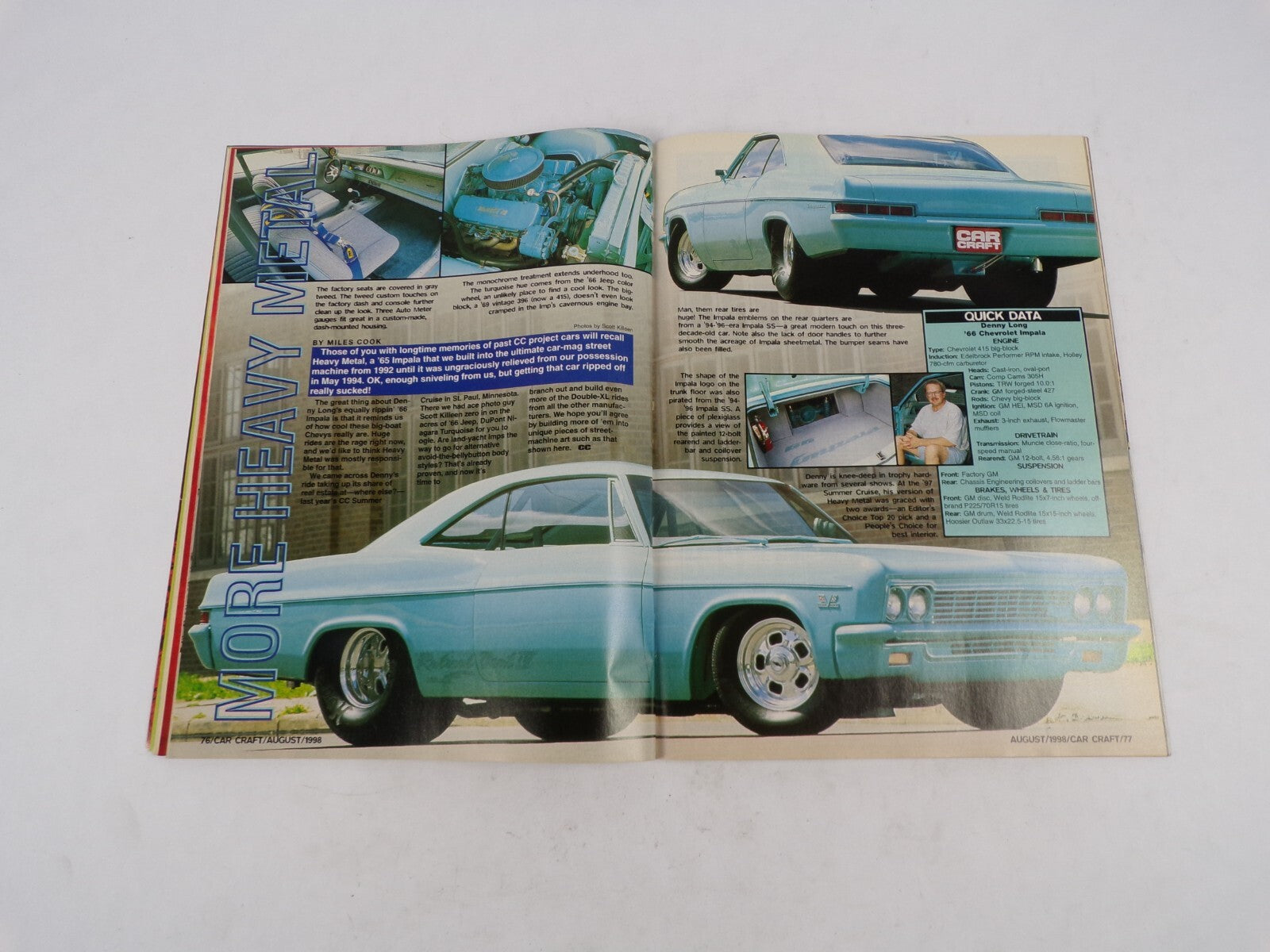 August 1998 Car Craft Carb & Intake Myths Revealed Engine Power