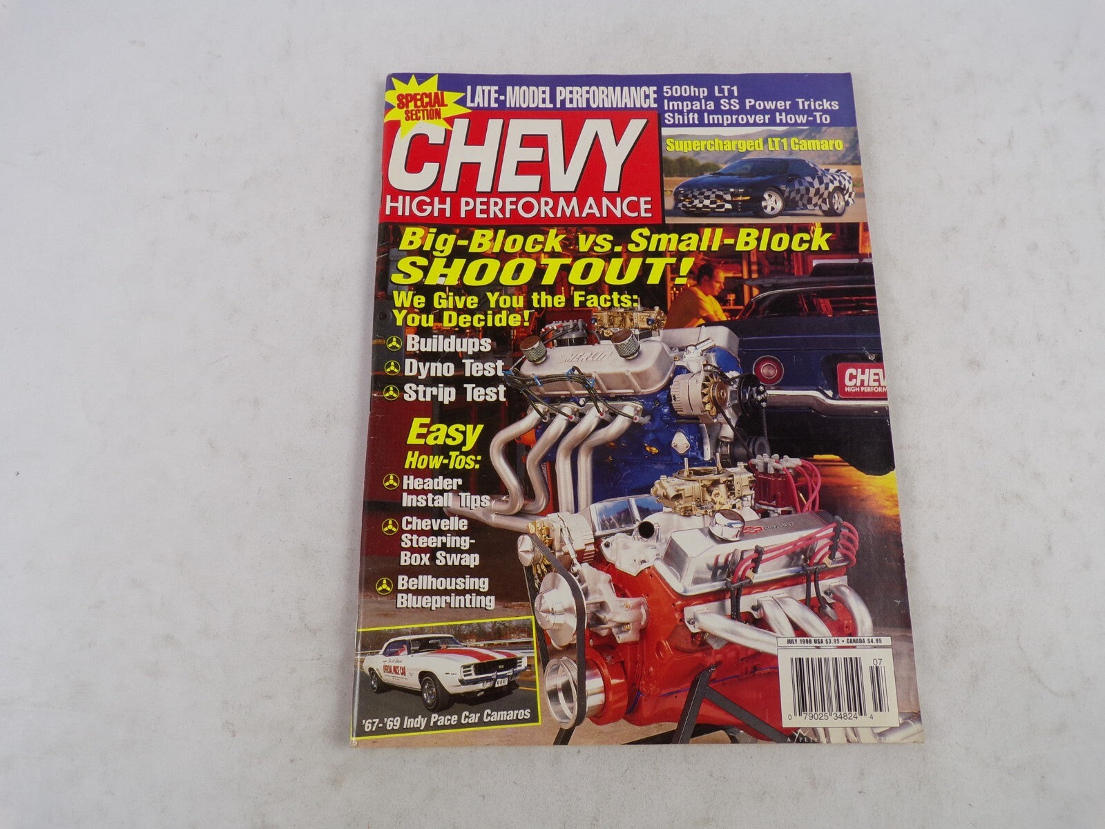 July 1998 Chevy High Performance Big-Block Vs. Small-Block Shootout! We Give You