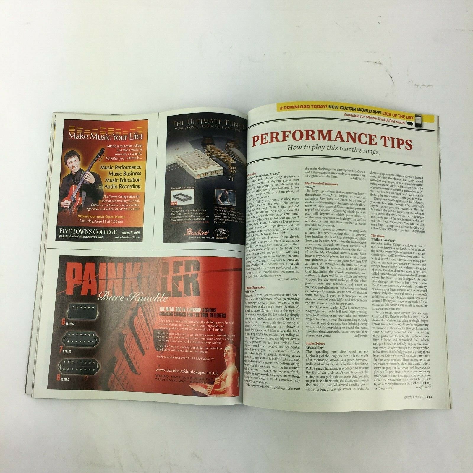 2006 Guitar World Magazine The Doors The Making of l.A Woman Steven Wilson