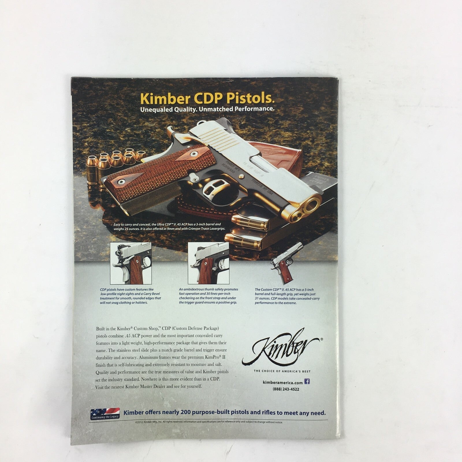 December 2012 Guns & Ammo Magazine The Best Cartridge The Army Doesn't Have .45