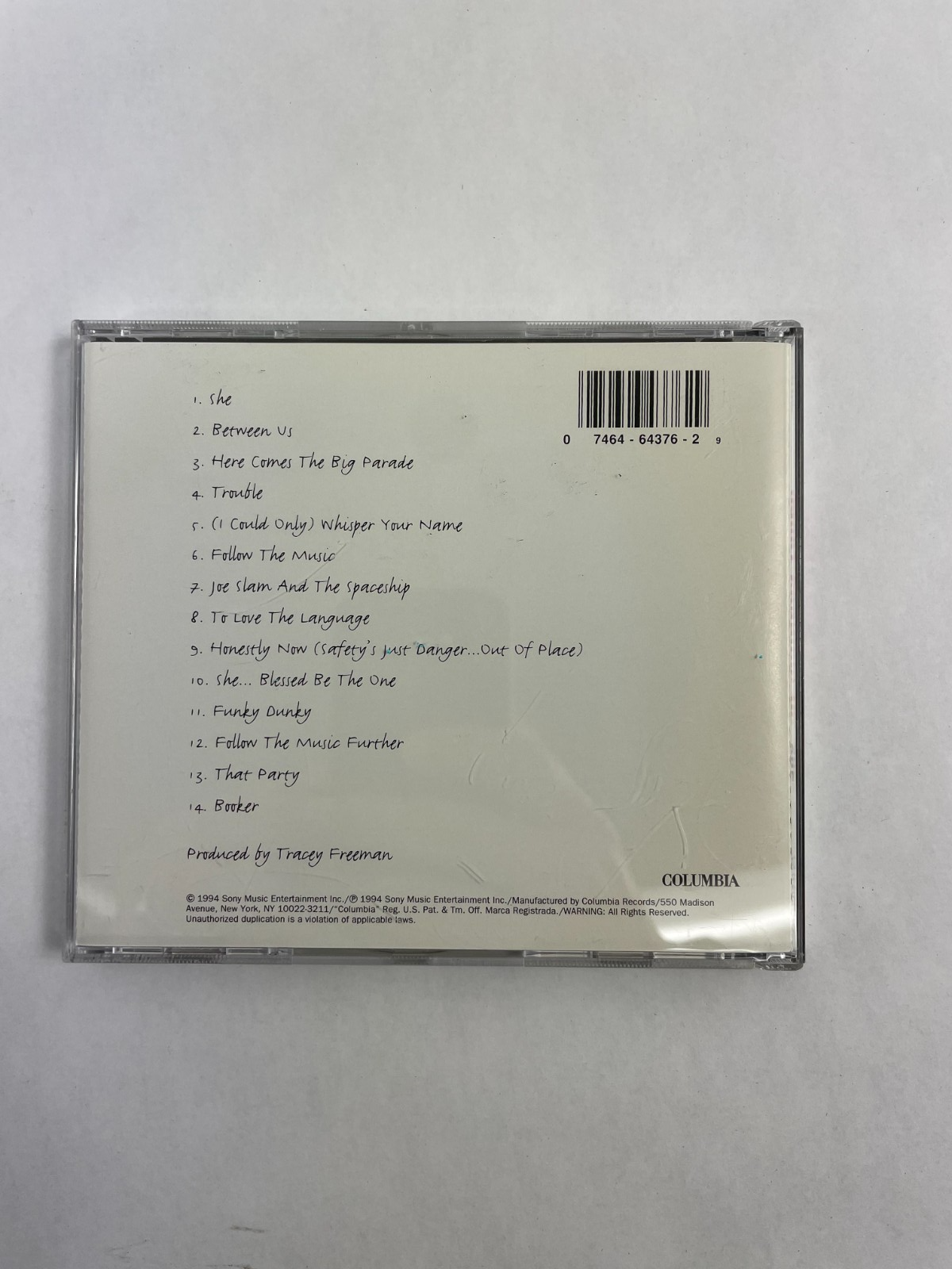 Harry Connick Jr She Here Comes The Big Parade Trouble To Love The LanguageCD#37