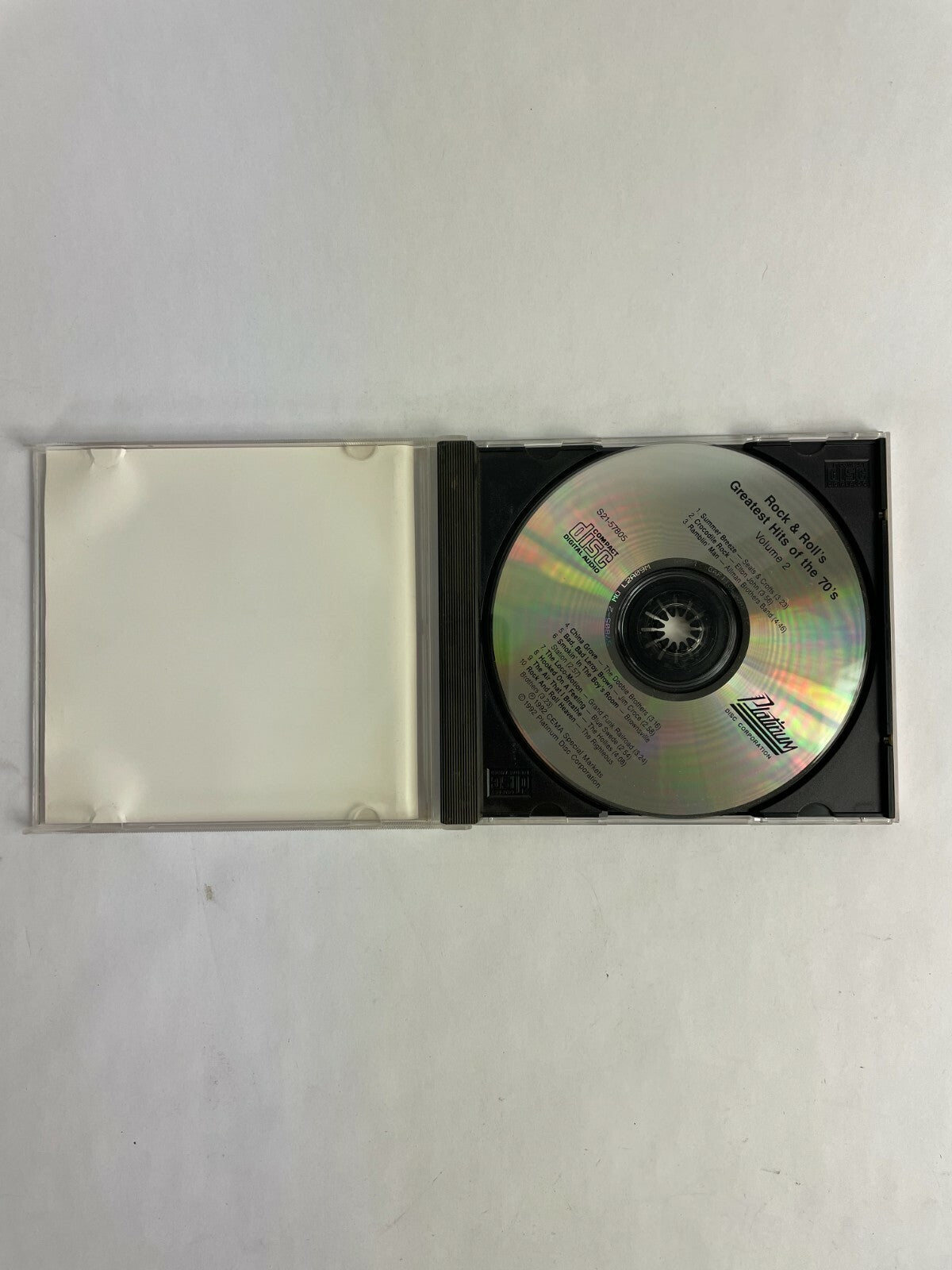 Platinum's Rock n Roll Special Collectiors Edition 70's Edit. Discs Music CD Q9