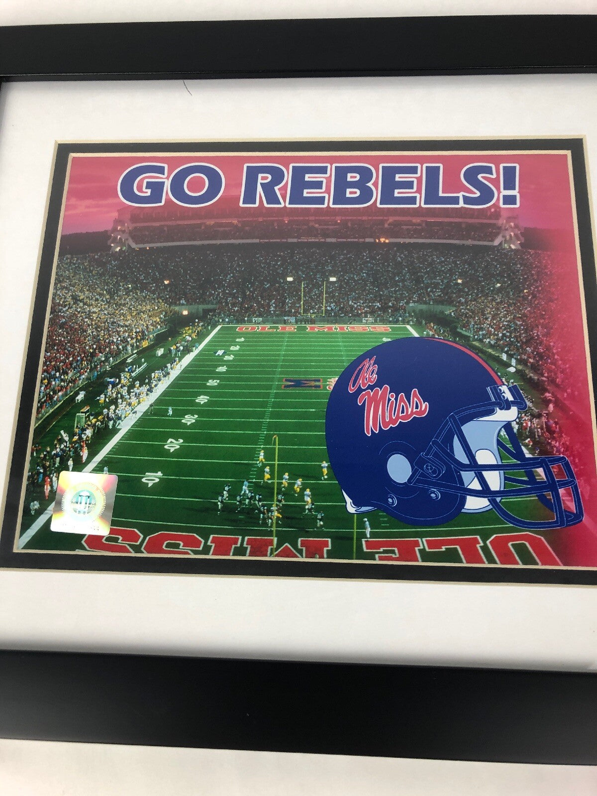 OLE MISS REBELS Licensed Framed & Matted 8”x10” CELEBRATION Photo Print Football