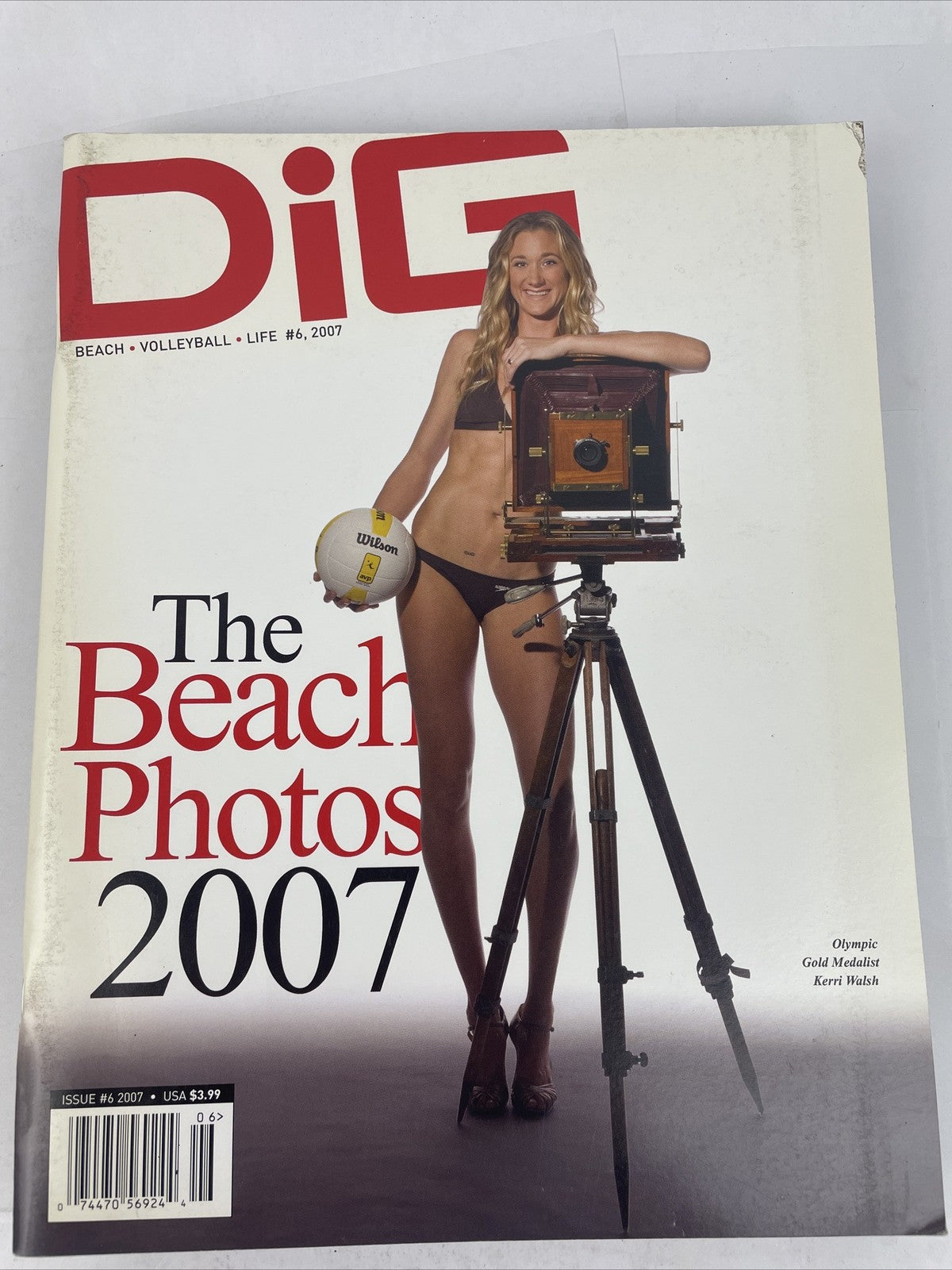 Lot Of 6 x 2007 " DiG " Beach Volleyball Life Magazine #1 - #6 Photo Issue