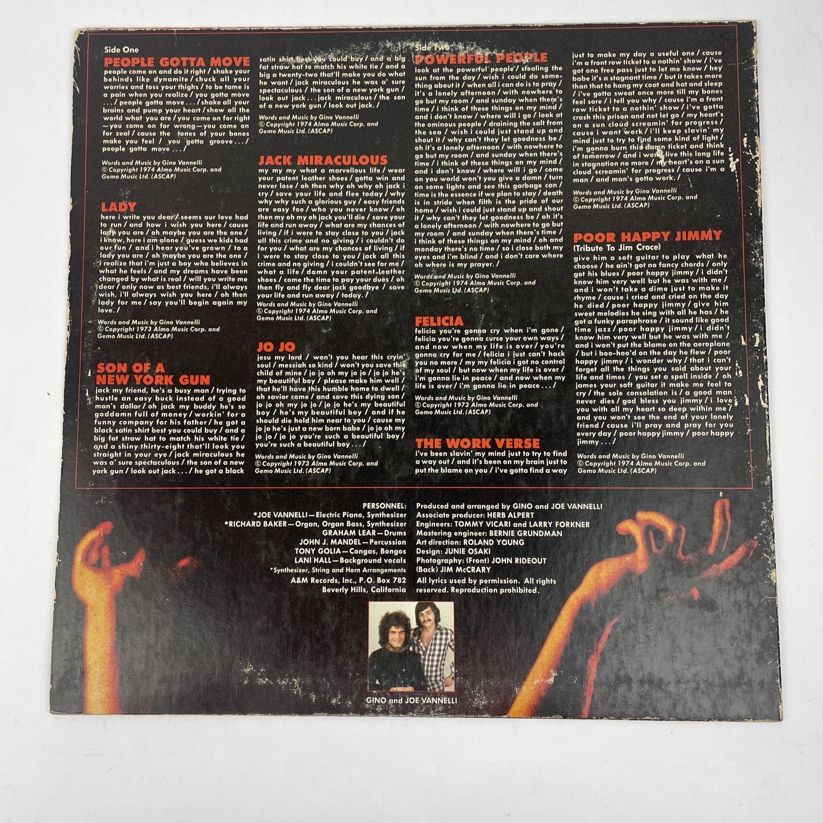 Gino Vannelli - Powerful People ( Vinyl Record LP, Album, 1973 )