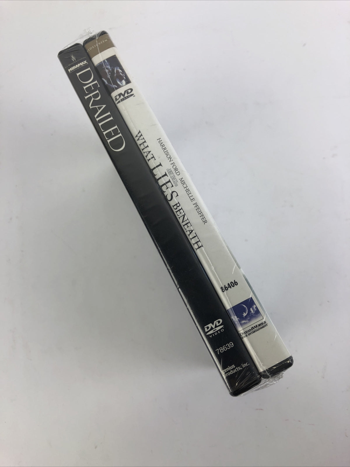 Derailed (DVD) Jennifer Aniston RZA XZIBIT + What Lies Beneath Pfeiffer Ford Lot