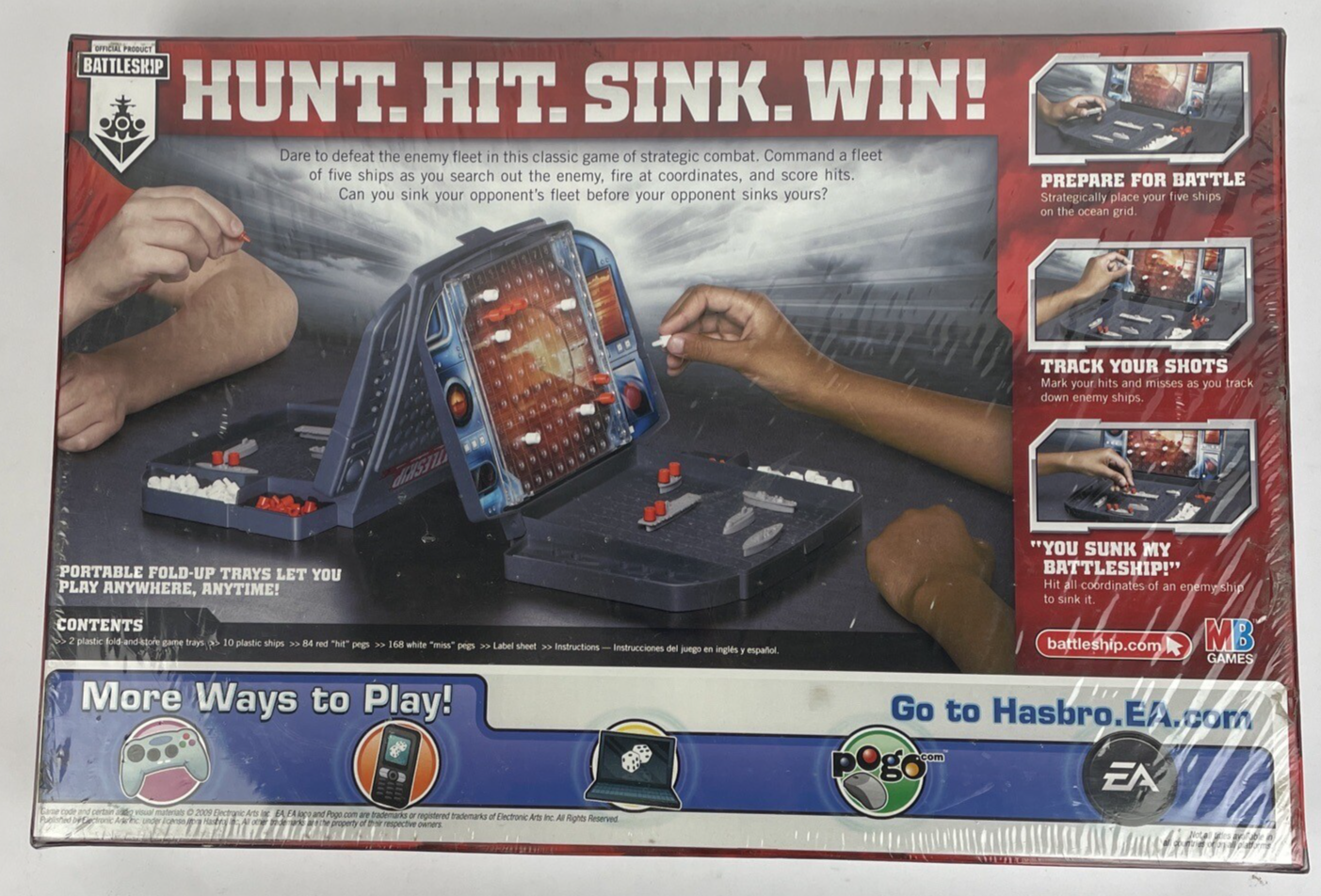 NOS Battleship The Original Naval Combat Game, Hasbro Complete Board game
