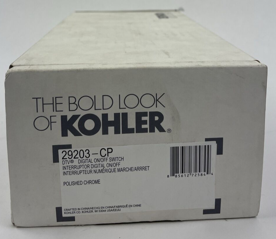 KOHLER K-29203-CP DTV digital remote on off switch chrome
