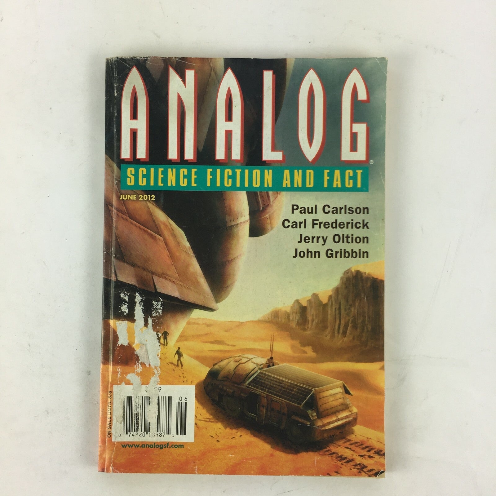 June 2012 Analog Science Fiction Fact Magazine Paul Carlson Jerry Oltion John