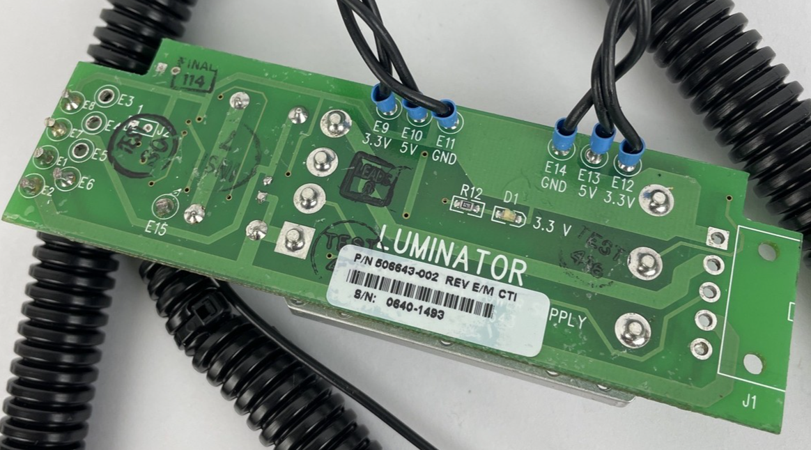 OEM Luminator Power Supply LED DISPLAY Board Assembly 506643-002 REV E/M CTI NOS