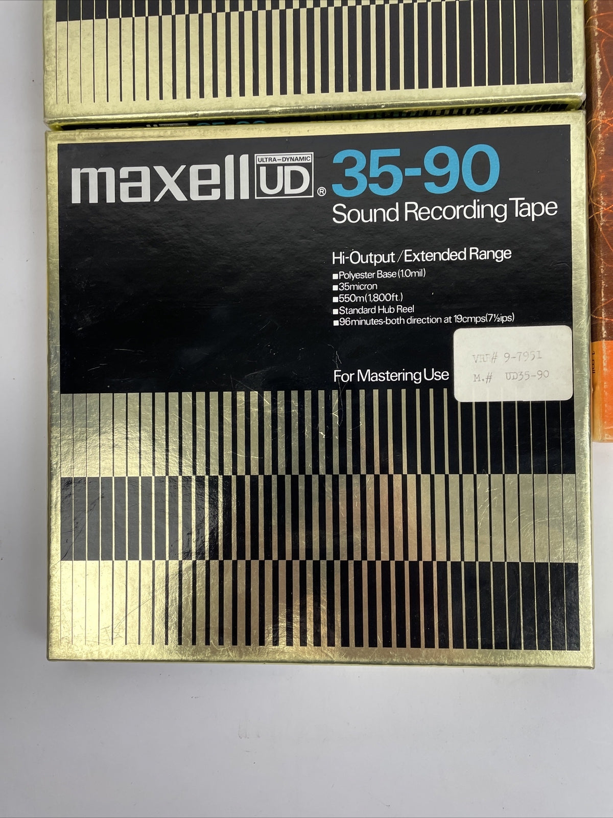 3 x Maxell UD 35-90 Hi-Output Extended Range Low Noise 7” Reel to Reel LOT