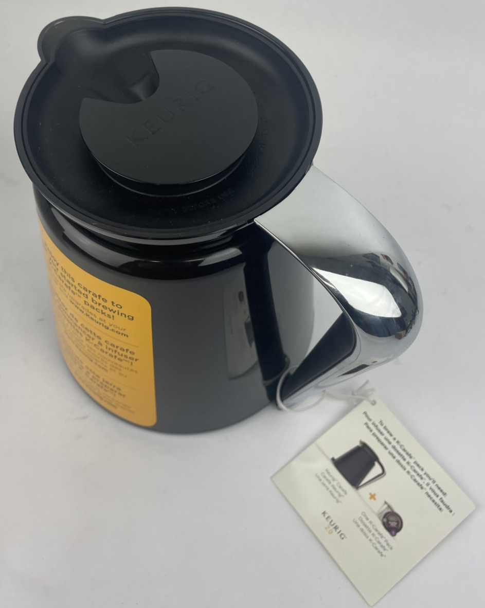 NOS Keurig 2.0 Thermal Carafe Black Brand New in original box