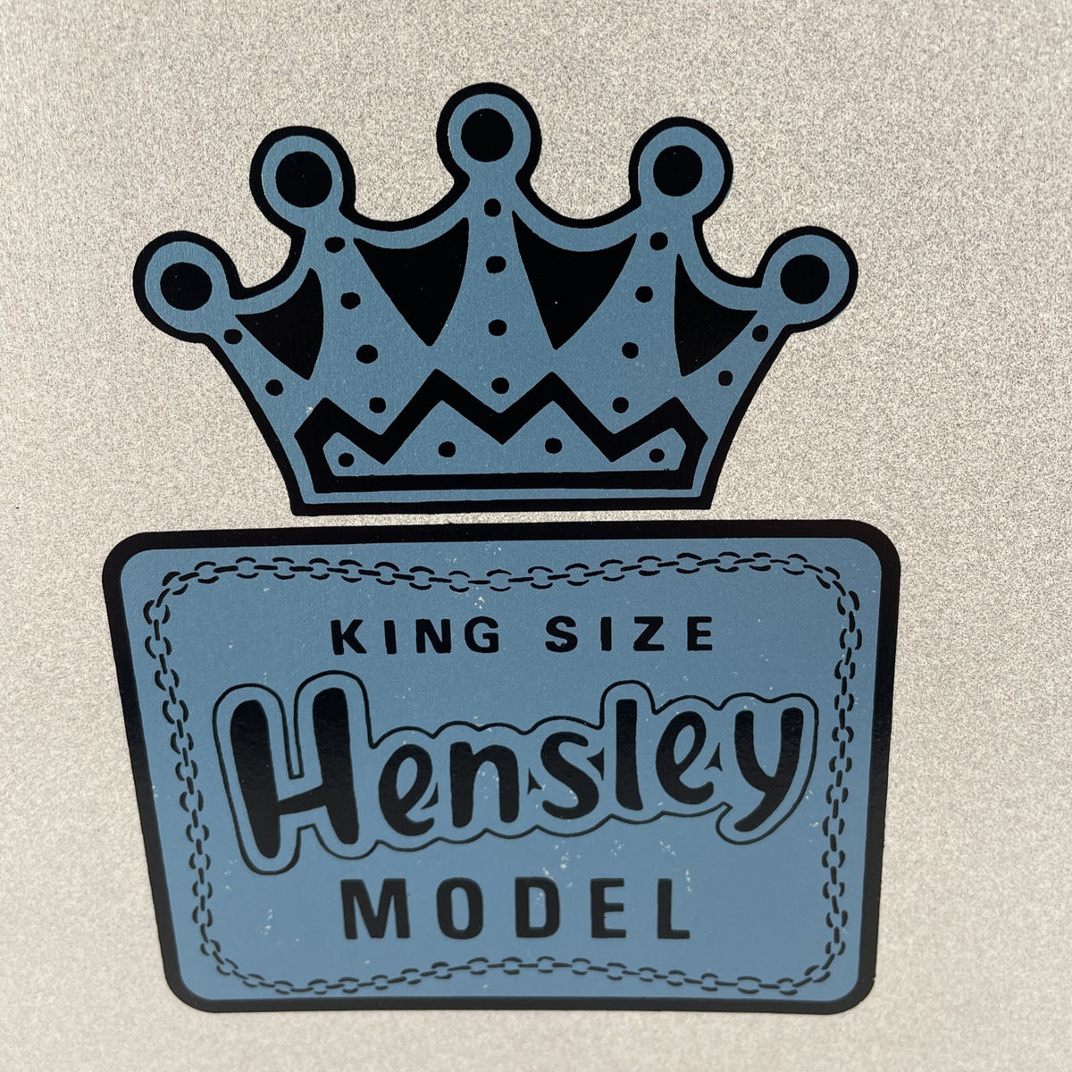 H-Street Matt Hensley King Size Eagle E-Series silver metallic skateboard deck #51 of 106