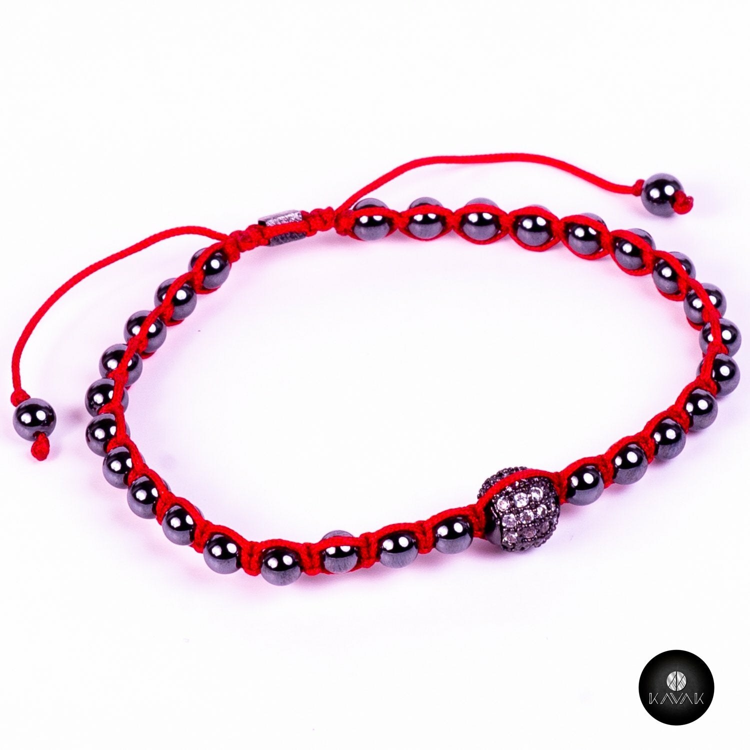 Kavak Handmade Bracelet Acerina Blood Fire Adjustable Women's Bracelet