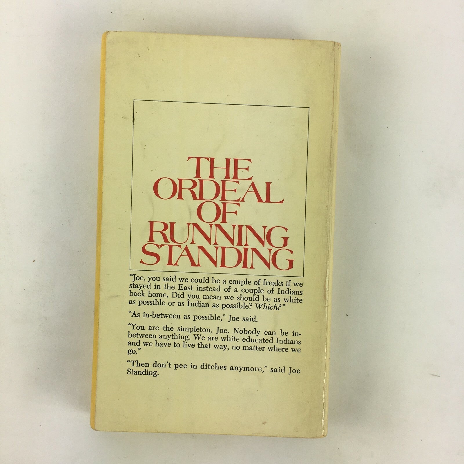 The Ordeal of Running Standing by Thomas Full
