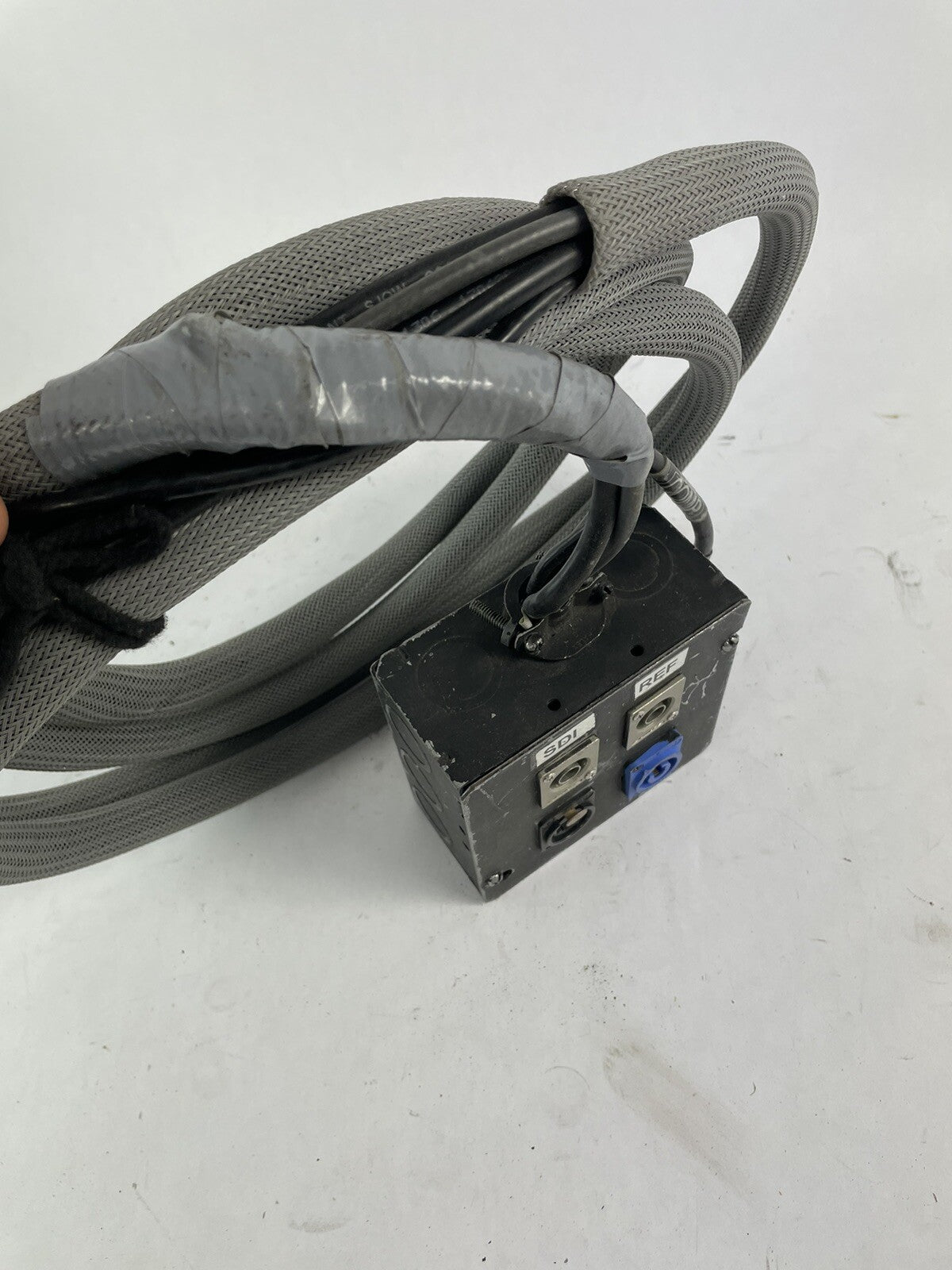 Breakout box Audio Snake 4 inputs Neutrik powerCON 20A EtherCon RJ45 BNC #D2