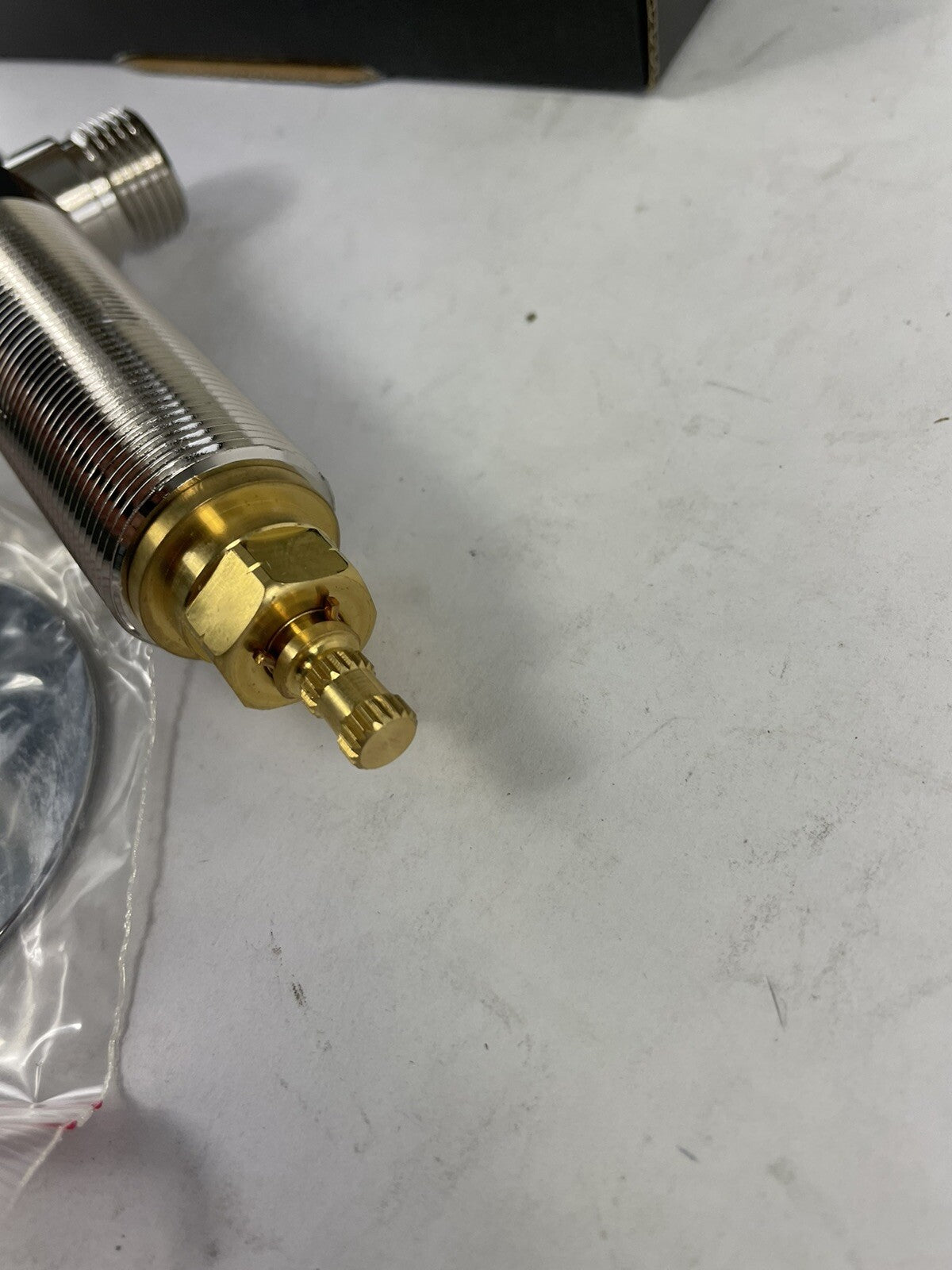 Vola Stop Valve S50DH Stop Valve, Standard 25 mm, Anti-Clockwise polished chrome