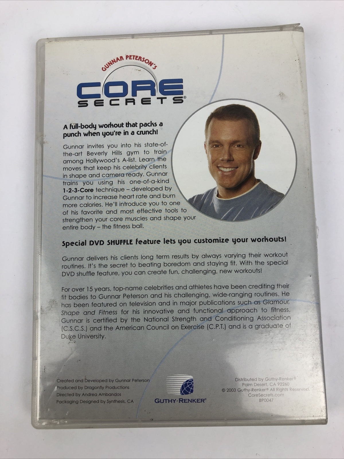 Core Secrets Accelerated Core Training + 25 Min Full Body DVD Gunnar Peterson