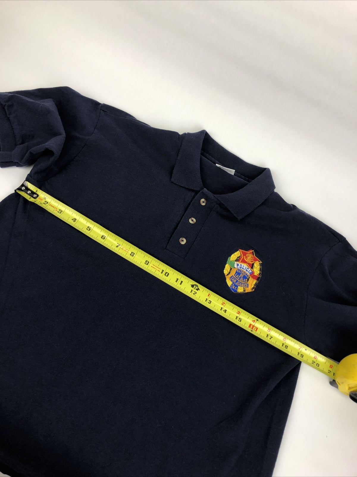 Mexico Police Policia Patrulla De Los Olas San Juanito B.C.S Authentic Shirt MED