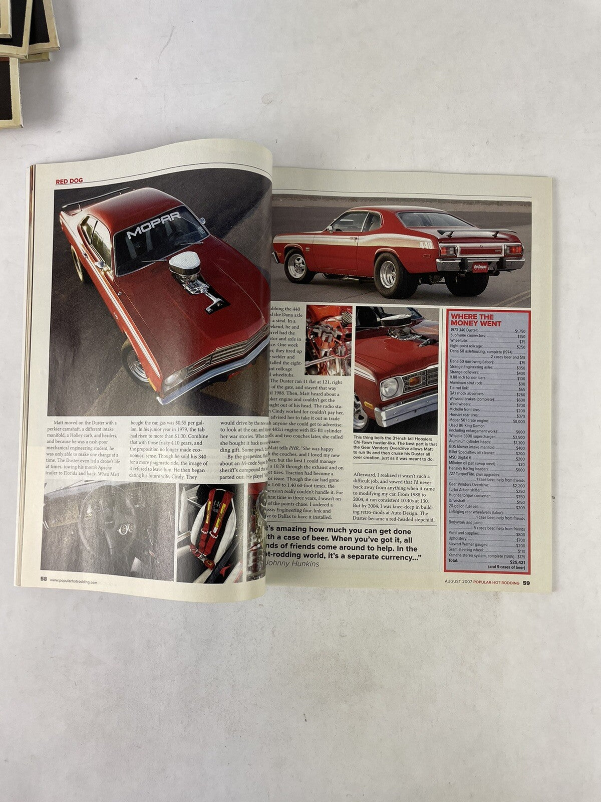Lot of 12: Hot Rodding MAGAZINES Complete Full Set 12 issues Jan to Dec 2007