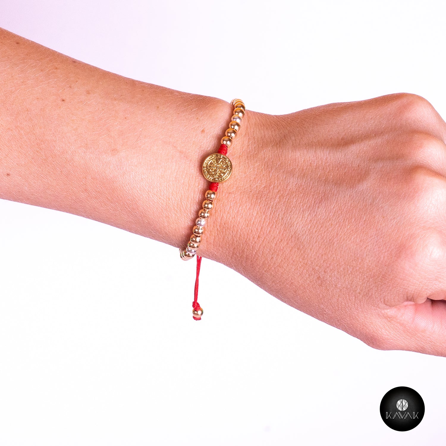Kavak - Handmade Fire Beads Adjustable Women's Bracelet