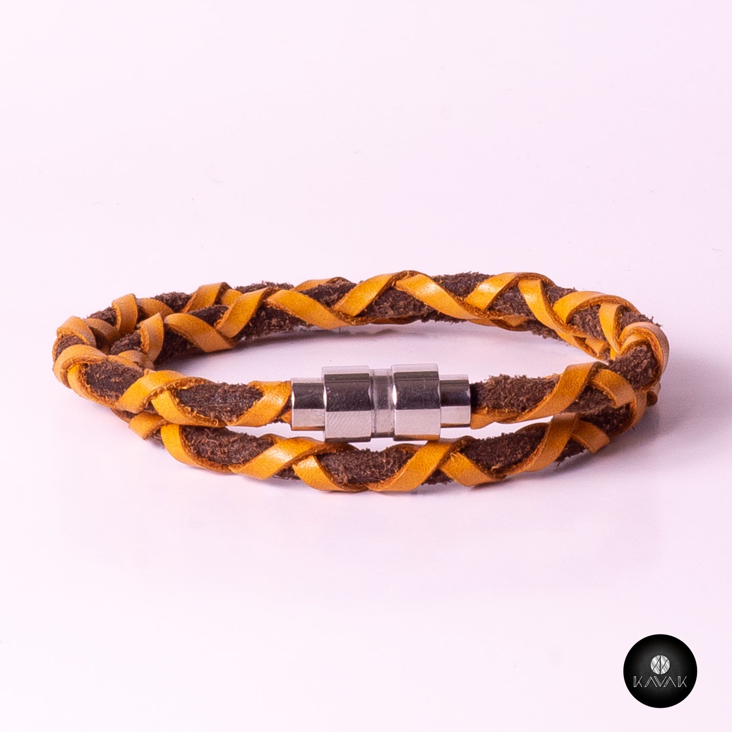 Kavak - Handmade Bright Yellow Cord Adjustable Women's Bracelet