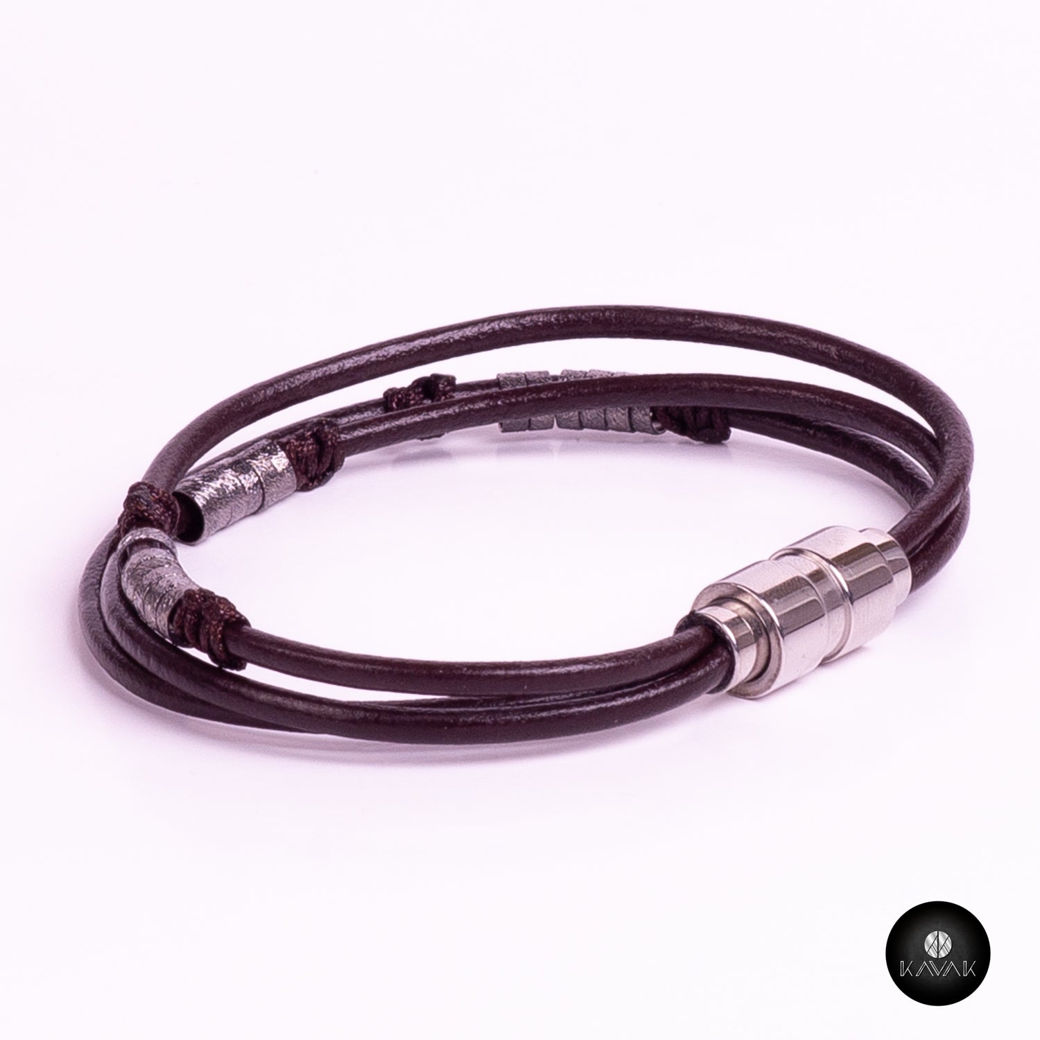 Kavak handmade elegant leather adjustable women's bracelet