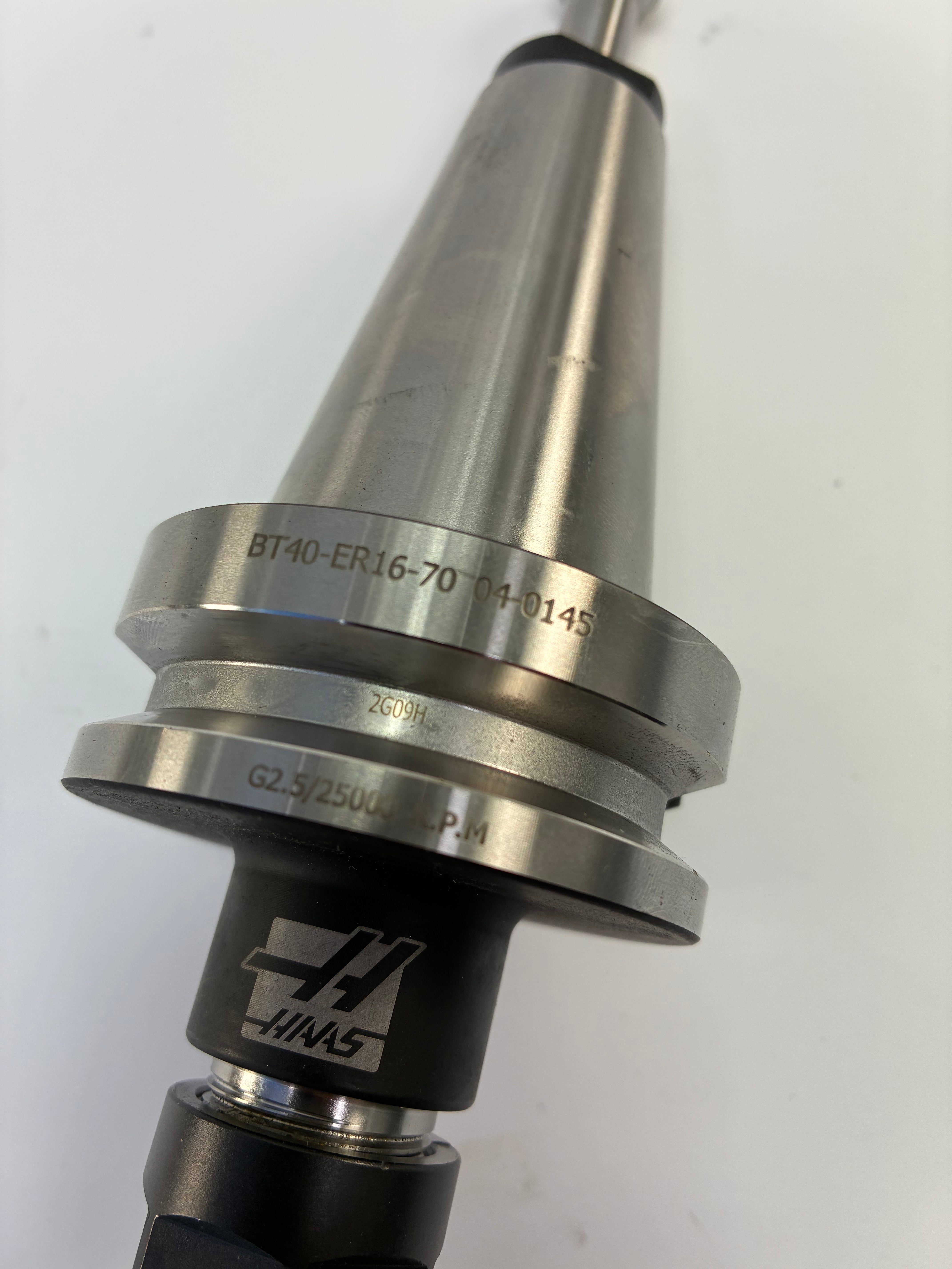 HAAS BT40 ER16-70 CNC Collet Chuck Tool Holder G2.5 25,000 RPM with Pull Stud