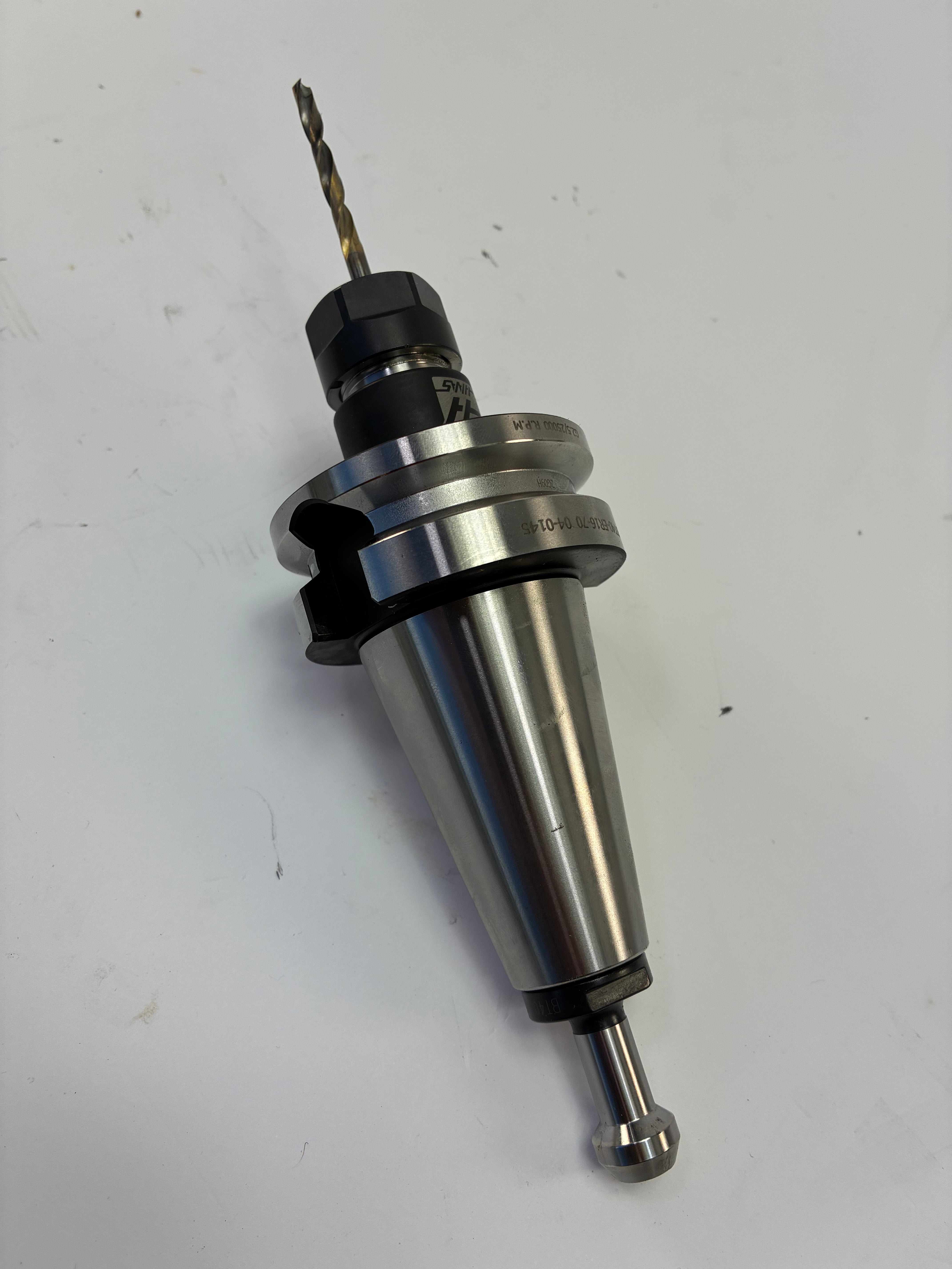 HAAS BT40 ER16-70 CNC Collet Chuck Tool Holder G2.5 25,000 RPM with Pull Stud