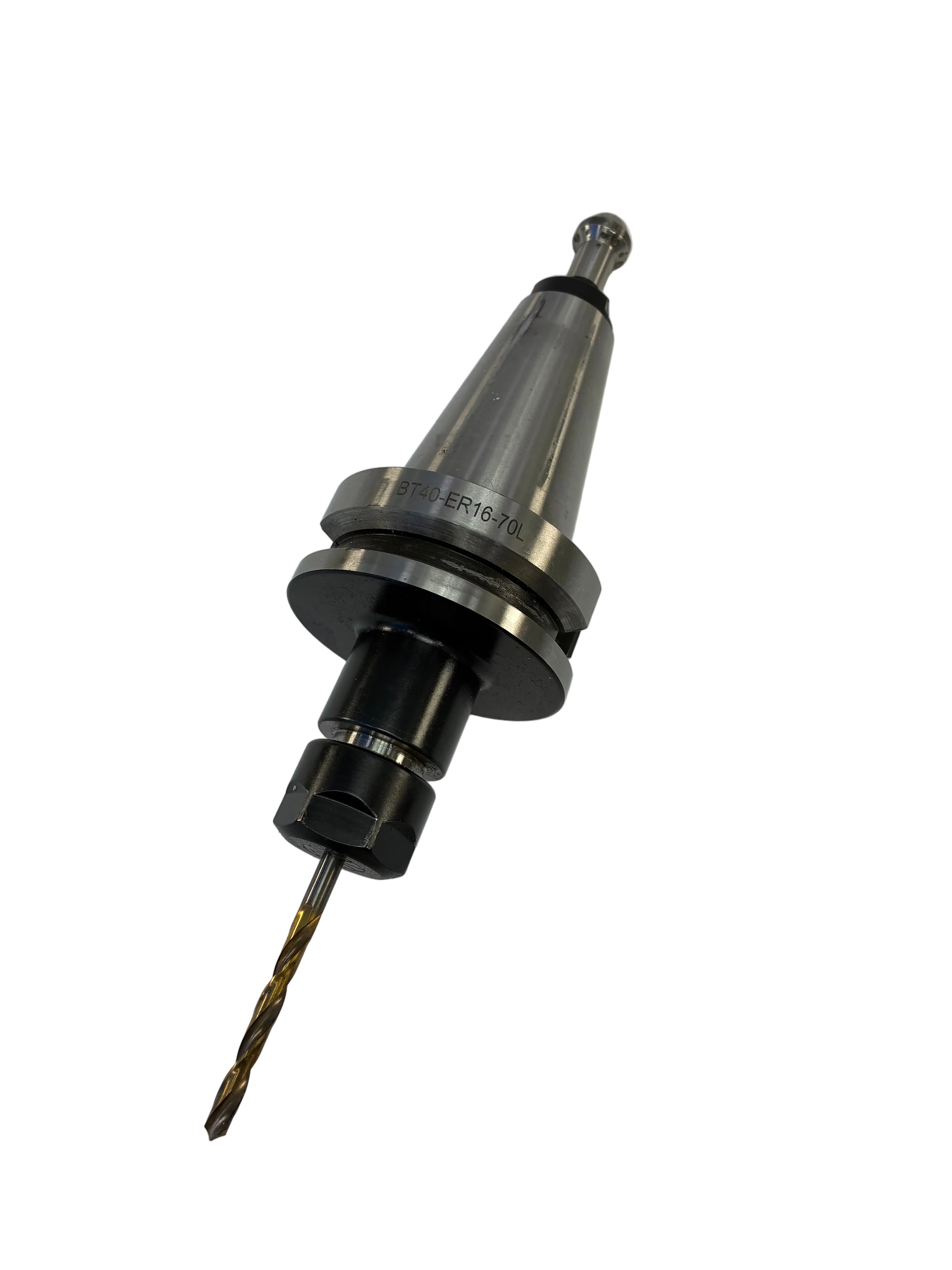 Haas BT40 ER16-70 CNC collet chuck tool holder G2.5 25000 RPM with pull stud