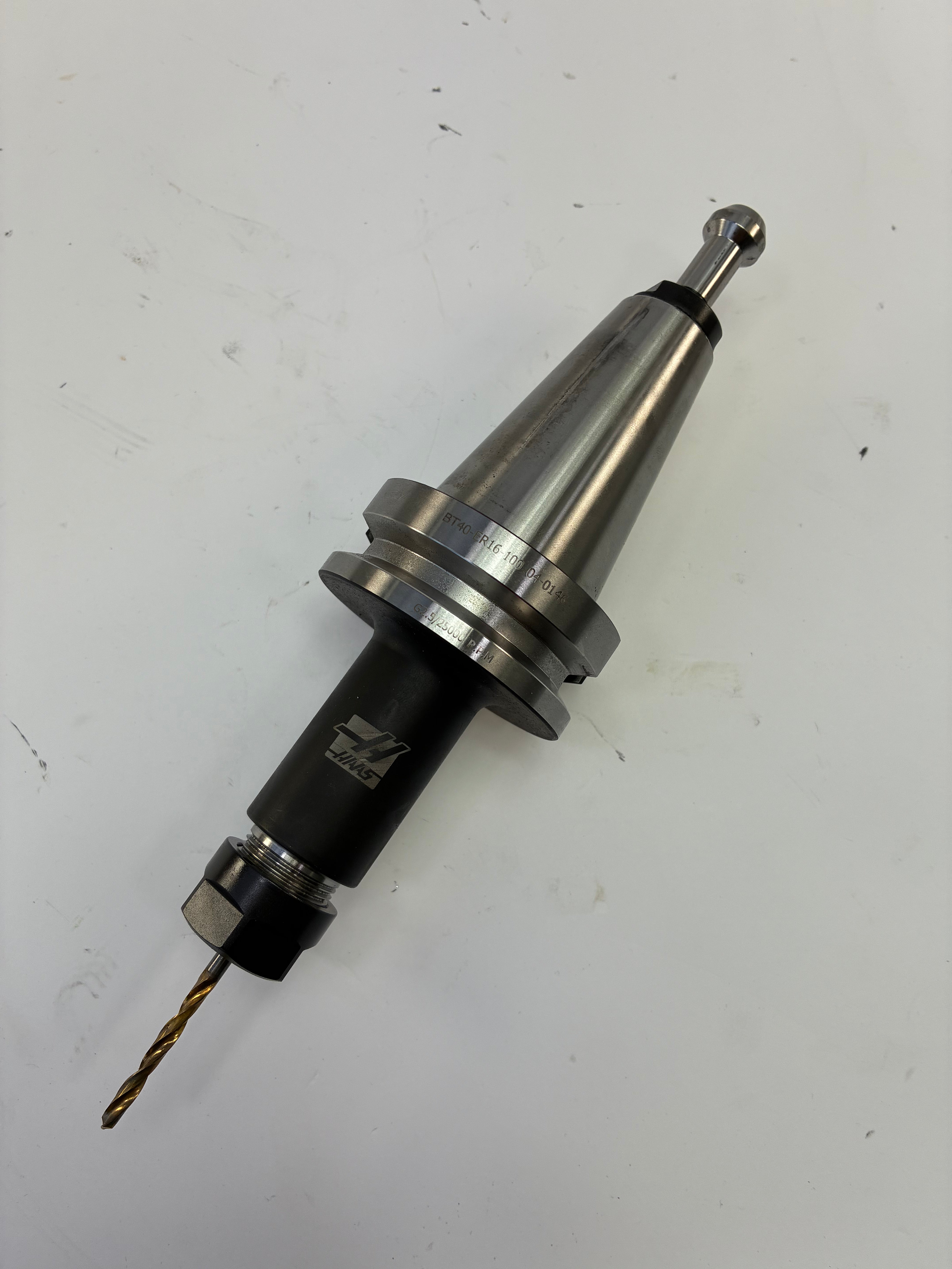 Haas 04-0146 BT40 ER16-100 Collet Chuck 100mm TSC G2.5 25,000 RPM