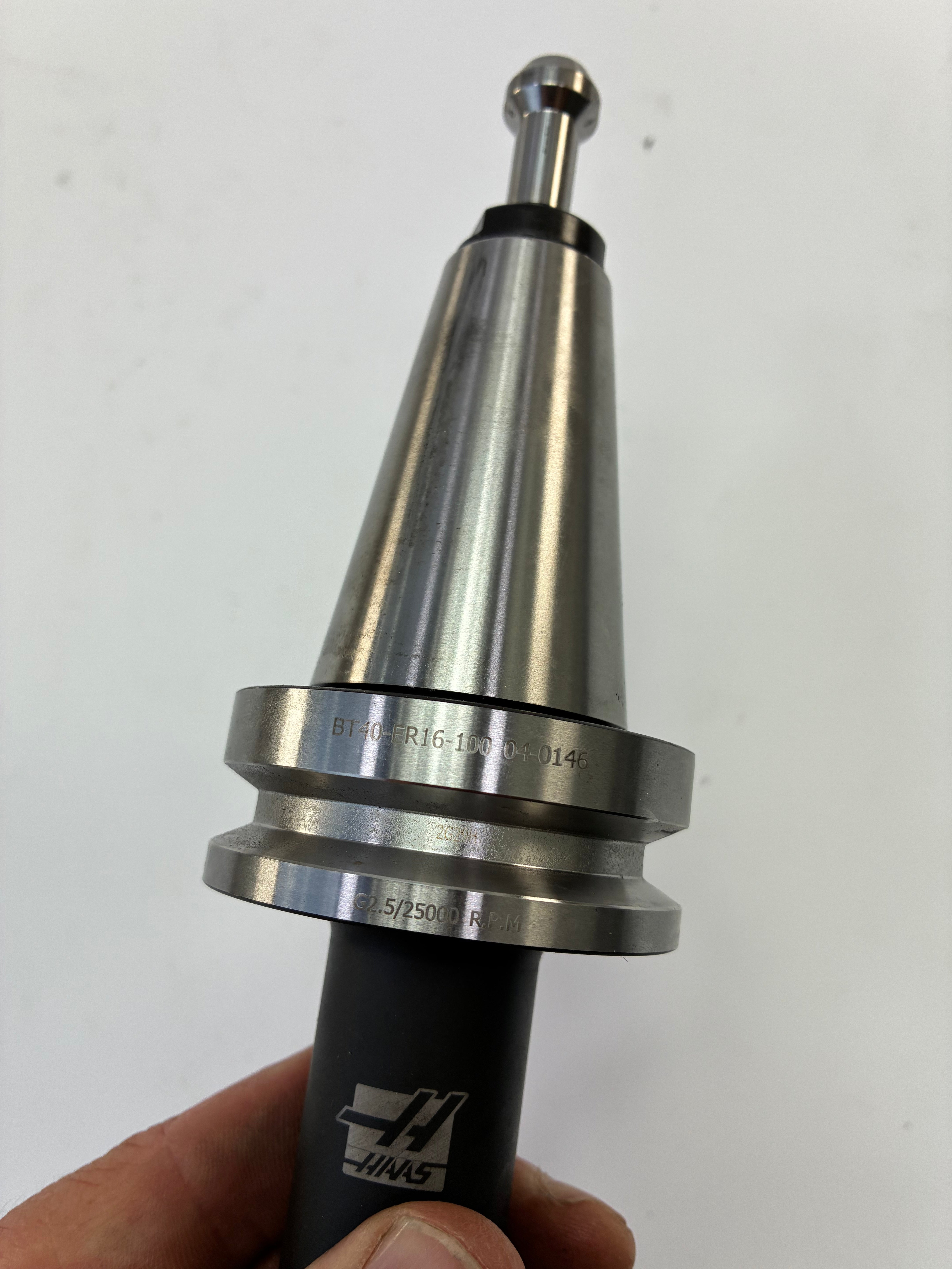 Haas 04-0146 BT40 ER16-100 Collet Chuck 100mm TSC G2.5 25,000 RPM